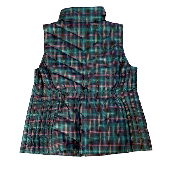 Amazing Talbots Plaid Puffer Vest Plus Size X - Picture 2 of 5